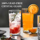 Bulk Drinking Glasses Set Of 12  Clear Glass Cups  Mixed Glassware Sets  15 Oz L