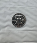 1956 Franklin Half Dollar Liberty Bell 50 Cent 90  Silver Coin