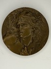 France Orpheus Music Bronze Art Medal By Cloudray 68mm 154g    