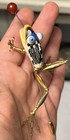 Vintage Jewelry 10 Cynthia Chuang Figural Frog Porcelain Enamel Stick Pin Brooch