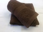 48 Pieces New Brown Salon Hand Towels Gym Dobby Border Towels 16x27 Inches