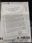 Rare Original Porter  30 First Edition Phoenix Arizona Saddle Shop Catalog 1939