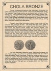 11th Century Ce Chola Dynasty Bronze Coin With Album         