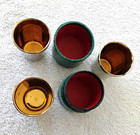 Vintage 1930 s  Cocktail Shaker Companion German  Shot Glass Set   nice Set 