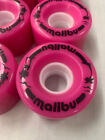 Sure Grip Outdoor Roller Skate Wheels  - Malibu Pink  57mmx33mm 82a  Set Of 8 