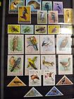 Worldwide Birds Stamp Collection Mnh - Each Lot  15 Full Sets From 15 Countries