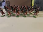 Lot Of 20 Vintage Britains Bag Pipers  Scots Figures   Rare Metal 