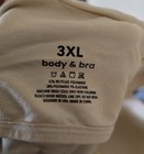 Nwt Body   Bra Wireless Support Full Coverage Bra Beige 3xl Plus Size Smooth