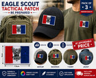 Eagle Scout Tactical Patch Be Prepared Embroidered Iron On Sew On 3 Pack Usa New