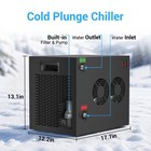 Pro Water Chiller Cold Plunge Ice Bath Chiller Cooler With Built Filter And Pump