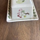 Portmeirion Pomona Butter Dish Wilmots Early Red  Orange Mark