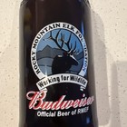 Budweiser - Glass Bottle Coin Bank - Rocky Mountain Elk Foundation - 15   