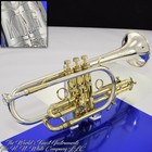 1950 King H  N  White Silversonic Model Cornet Sterling Leadpipe Rare Sn  319071