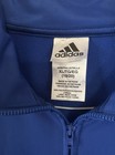 Adidas Boys Blue Black Full-zip Track Jacket Xl 18 20