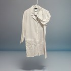 Cherokee Scrubs Unisex 33  Lab Coat Style 1346 White Free Shipping S New