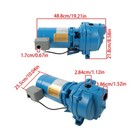 Cast Iron 3450 Rpm J5s 115 230v 1 2 Hp Shallow Water Well Jet Pump 60hz