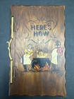 Vintage 1941 Here s How Mixed Drinks Cocktails Booze Recipe Book In Wooden Cover