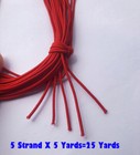 Elastic Cord String For Bracelets  Necklace  Beading 25yards  5x5yd  1mm Round