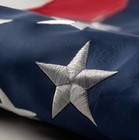 American Flag 3x5 Ft     Heavy Duty  Made In Usa  Embroidered Stars  Brass Grommet