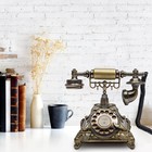 Antique Vintage Handset Old Telephone European Style Rotary Dial Phone Decor New