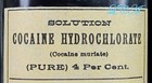 Scarce Cocaine Antique Apothecary Bottle Embossed W  Label Cocaine Muriate Bim