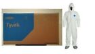 25 Dupont Tyvek Protective Coveralls Cleaning Painting Spray Suits Hood Boots Xl
