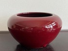 Chinese Qing Dynasty Red Brush Washer   W 16 3 cm  Pot Ming Dish Bowl Plate