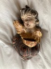 Antique Wooden Carving Of Angel