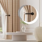 Curtain Holdbacks Black 2pcs  Curtain Tiebacks Wall Mounted Curtain Hooks Holder