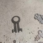 8 Vintage Various Flat Keys 