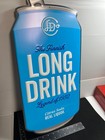 The Finish Long Drink Tin Metal Sign Legend Of 1952 Citrus Soda Liqueur 23x11