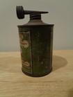 Texaco Oil Company Green Round Can Handy Oiler 1920 s Logo Spout Top 100  Years