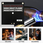 Welding Blanket   Heat Shield Mat For Soldering Copper Pipe  12  x12   Flame Pro