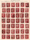 Qv Sg43 - Sg44 1d Penny Red Complete Set Plates 71-224  Ex Pl77 225 150 Stamps 1