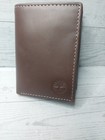 Timberland Men s Genuine Leather Wallet Brown Trifold Card Holder 