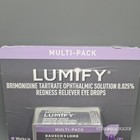 Lumify Redness Reliever Eye Drops Brimonidine Tartrate Bausch lomb 0 25fl - 2 Pk