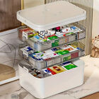 Medicine Storage Box empty Home Emergency Kit Container transparent Storage Box