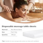 Disposable Bed Sheets 100 Pcs 31 x 71  Massage Table Cover Non Woven Fabric Spa