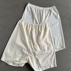 2 Vintage Pillow Tab Pettipants Nylon Slip Shorts Tap Panties Charmtrique Usa