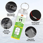 Cruise Luggage Tags Pvc Holders -waterproof-clear Luggage Tag-zip Seal-etag Bag