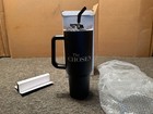 2x The Chosen  Three Fish  40 Oz Tumbler  Stainless Steel  Black  Travel Mug