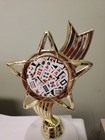 Mahjong Trophy  Champion Winner  Award  With Your Engraving  7  Tall