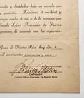 Vtg  Certificate   National Guard Of Puerto Rico   Signed By Gov Of Pr 1956 Rare