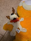 Macy s 25 Years Limited Edition Garfield Odie 20  Plush Christmas Book Santa Hat