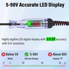 Digital Electric Voltage Circuit Tester Automotive Test Light Car Truck 6-24v Us