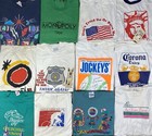 Vintage Graphic Shirts Lot Of 20 Promo Funny Cartoons Sport Destinations Mix Szs