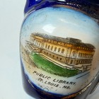 St Louis Mo Library Missouri Antique Souvenir Cobalt Trinket Creamer