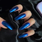 1 Box Mirror Nail Art Glitter Holographic Metallic Gold Sliver Dust Blue