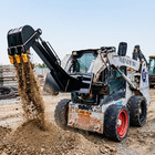 Single Arm Digger 15in Bucket Backhoe Attachment For Bobcat Steer Loaders