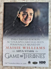 Game Of Thrones The Great Houses Maisie Williams As Arya Stark Auto Full Bleed